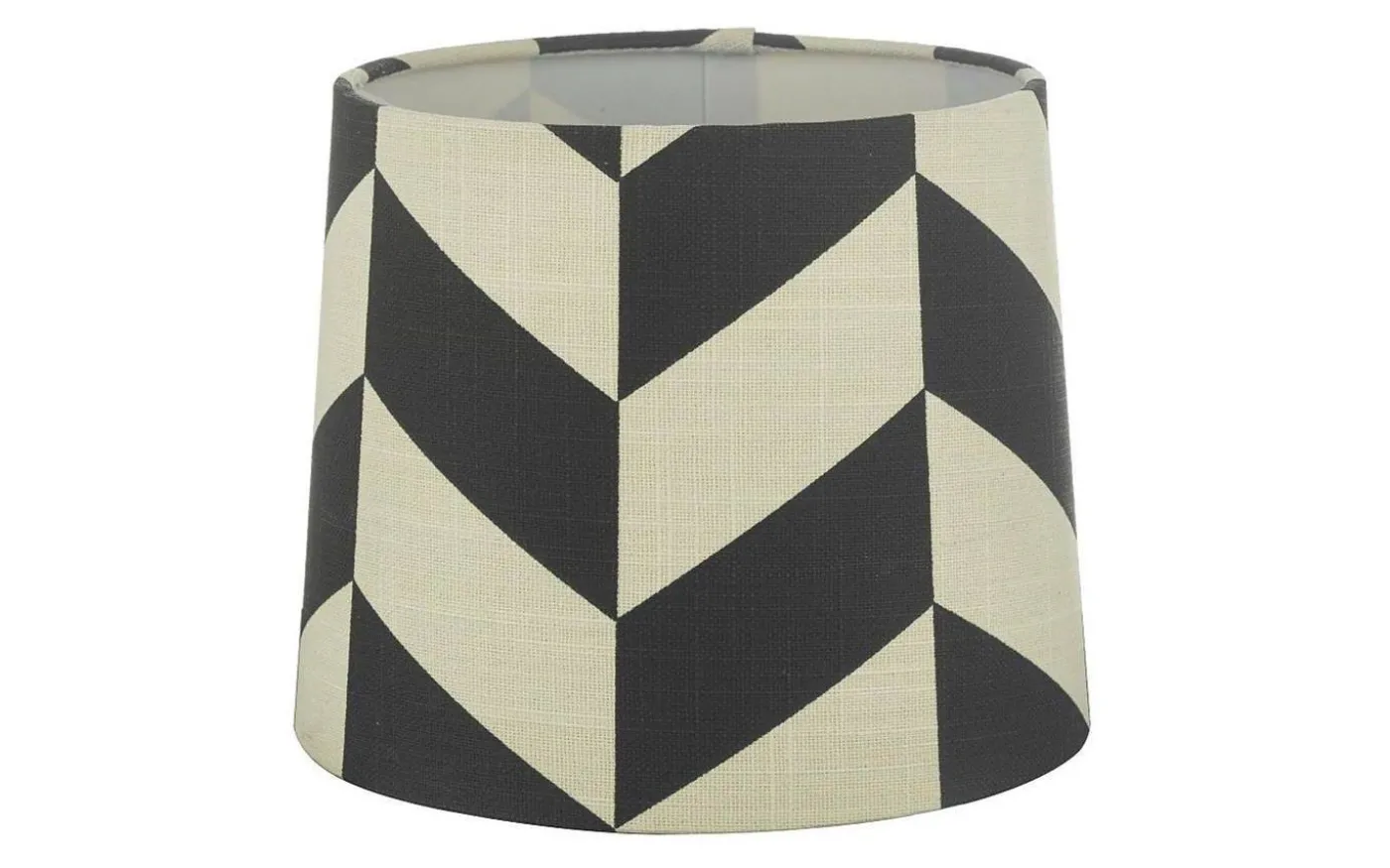 Herringbone Lampskärm Ø20cm Svart/Vit