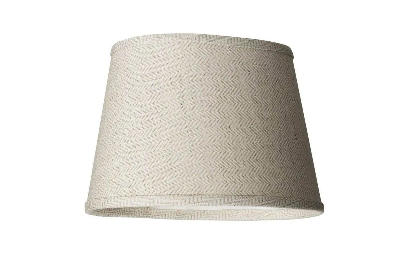 Herringbone Lampskärm Oval 20,5cm Beige