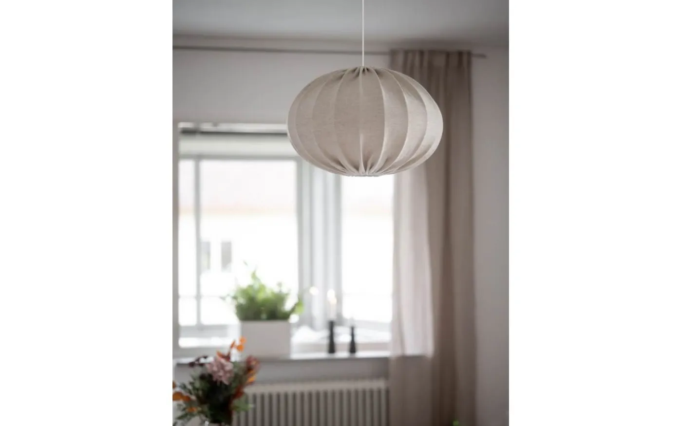 Hilma Taklampa Ø50cm Ljus Beige
