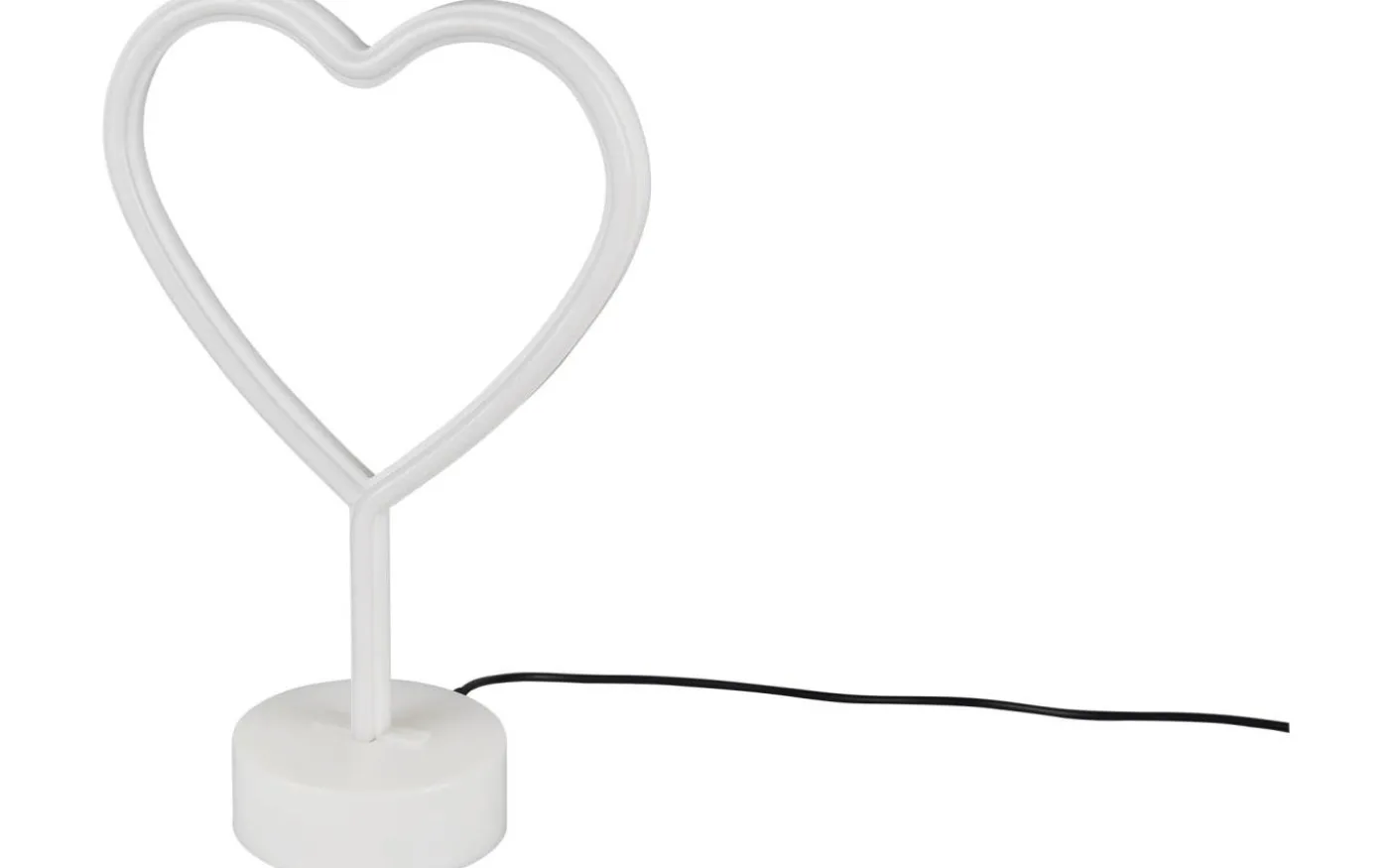 Hjärta Bordslampa LED vit