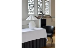 Honeycomb Lampfot 46cm Vit