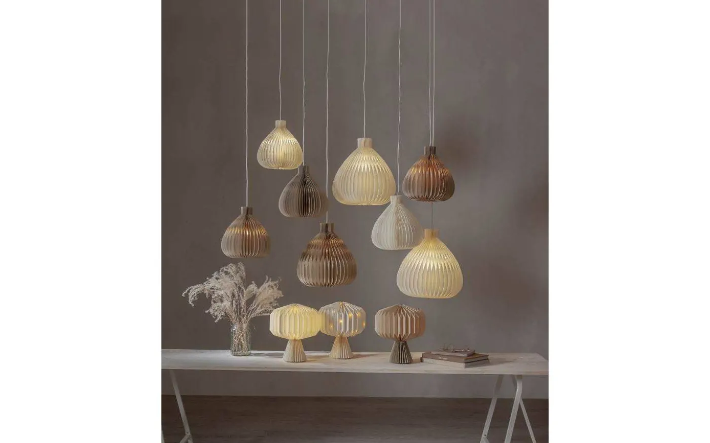 Honeycomb Takskärm 38cm Beige