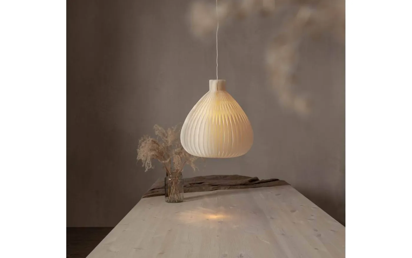 Honeycomb Takskärm 38cm Vit