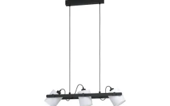 Hornwood Taklampa 78cm 3L Svart/Vit