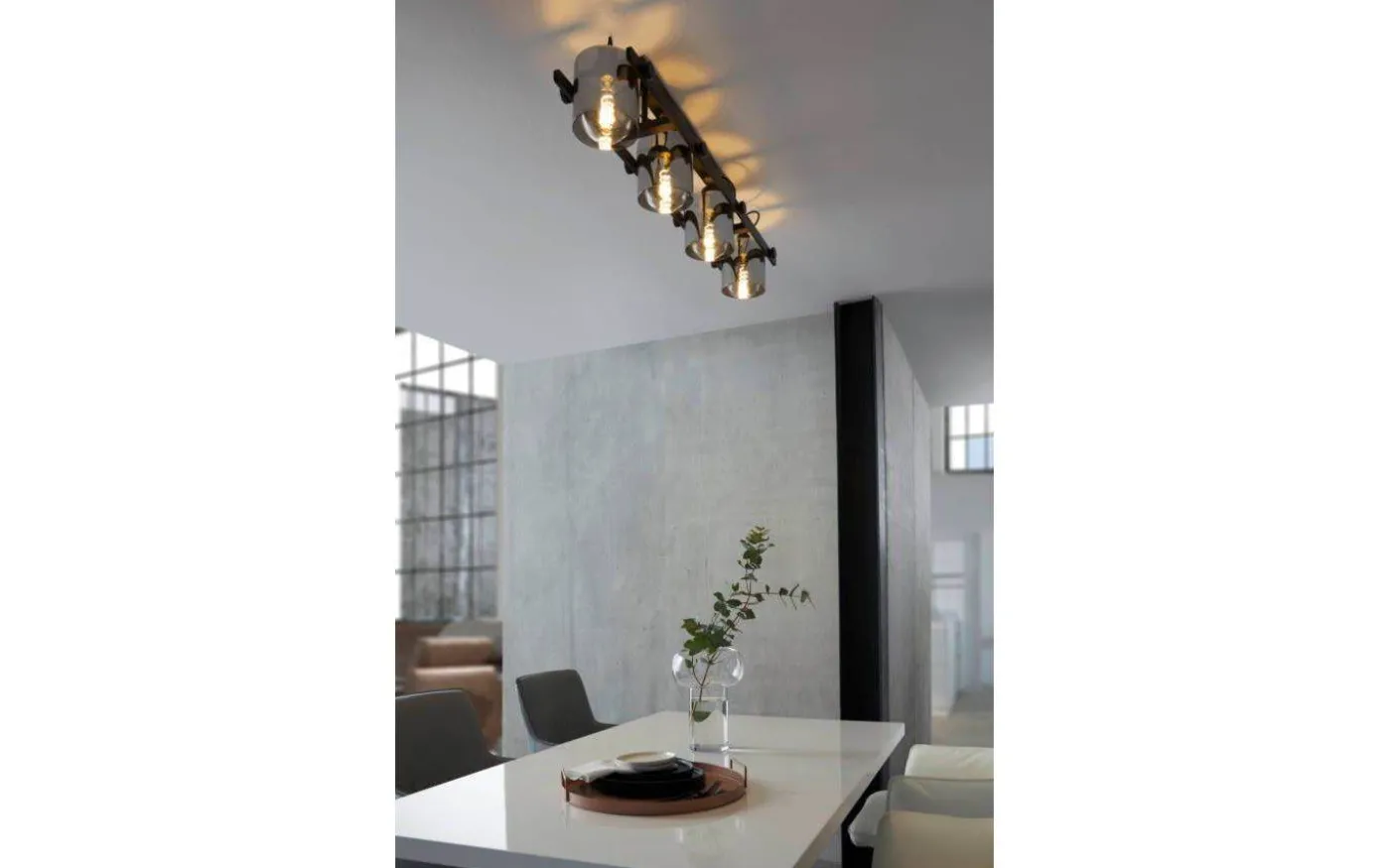 Hornwood Takspotlight 111cm 4L Svart