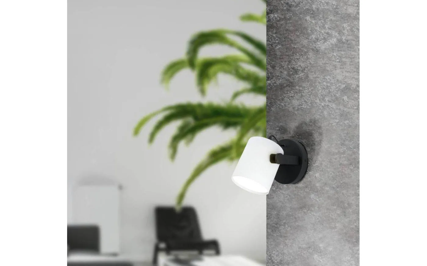 Hornwood Vägglampa Svart/Vit