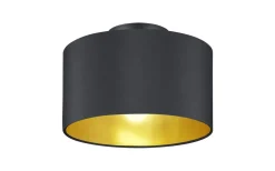 Hostel Plafond E14 matt svart/guld