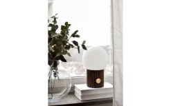 Hubble Bordslampa 24cm Valnöt