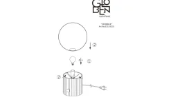 Hubble Bordslampa 24cm Vit