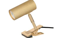 Hubble Klämlampa 12cm Borstad Mässing