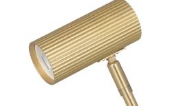 Hubble Klämlampa 12cm Borstad Mässing