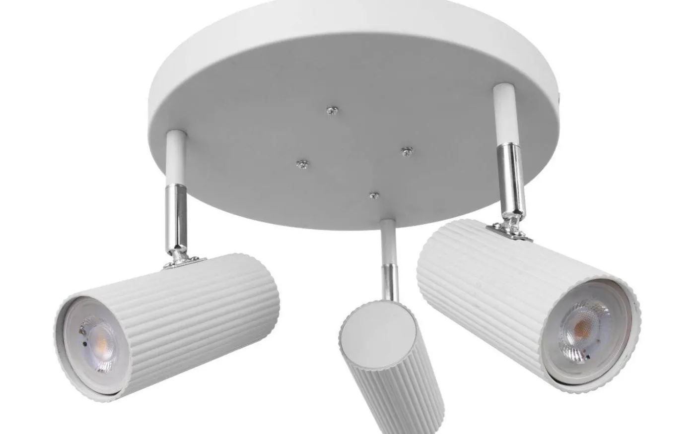 Hubble Takspotlight 3L 25cm Vit/Krom