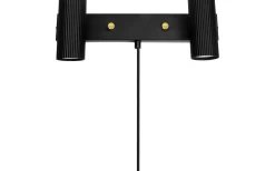 Hubble Vägglampa 2L 35cm Svart