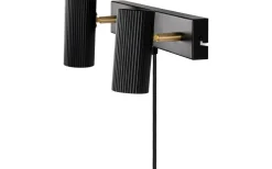 Hubble Vägglampa 2L 35cm Svart