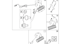 Hubble Vägglampa Svart