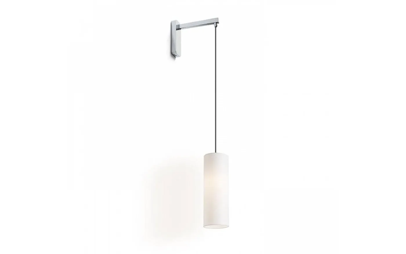 Hudson Vägglampa 35cm Vit/Krom