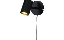 Hugin Vägglampa Svart