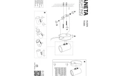 Hugin Vägglampa Vit