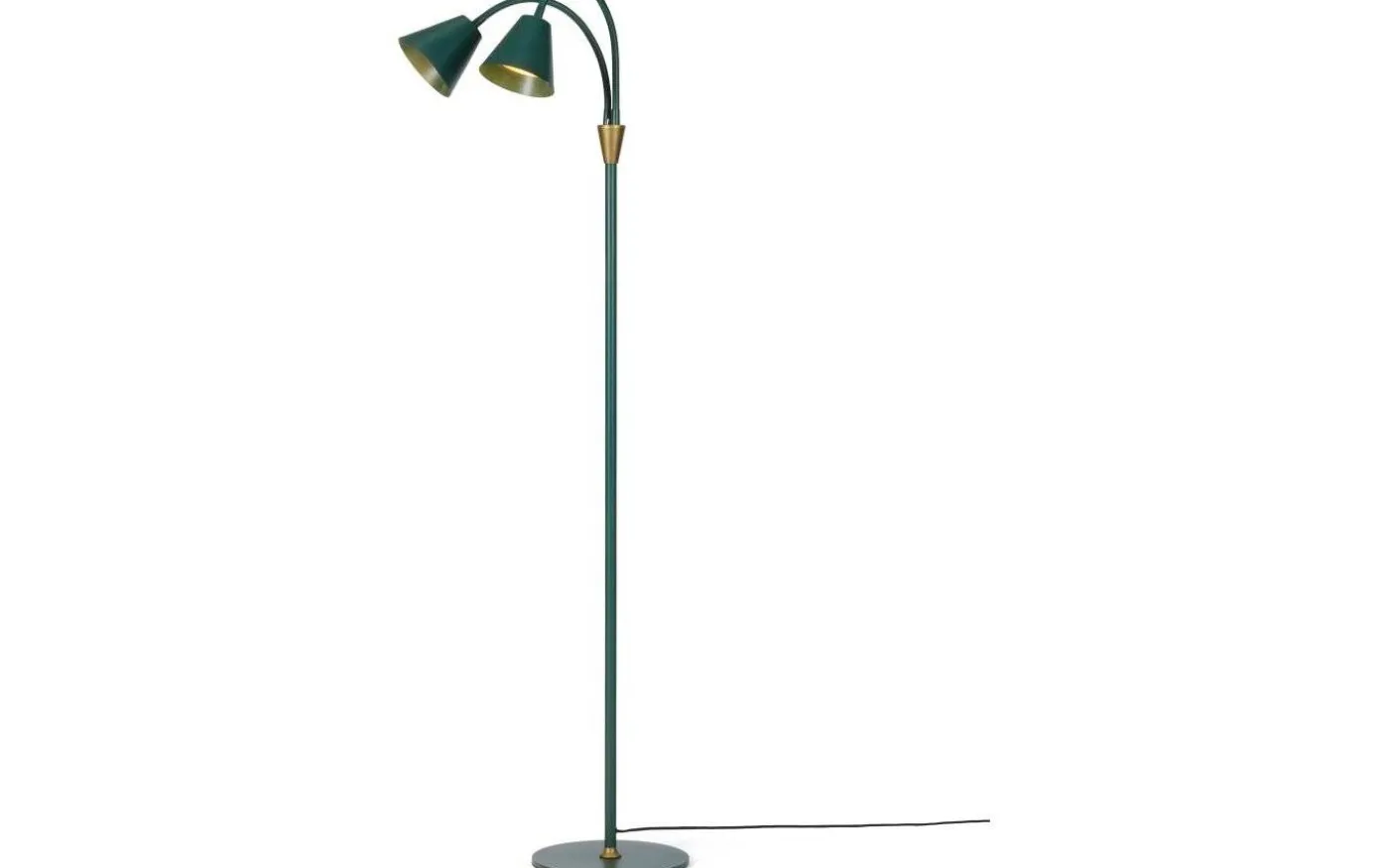 Hygge Golvlampa 2L 135cm Mörkgrön