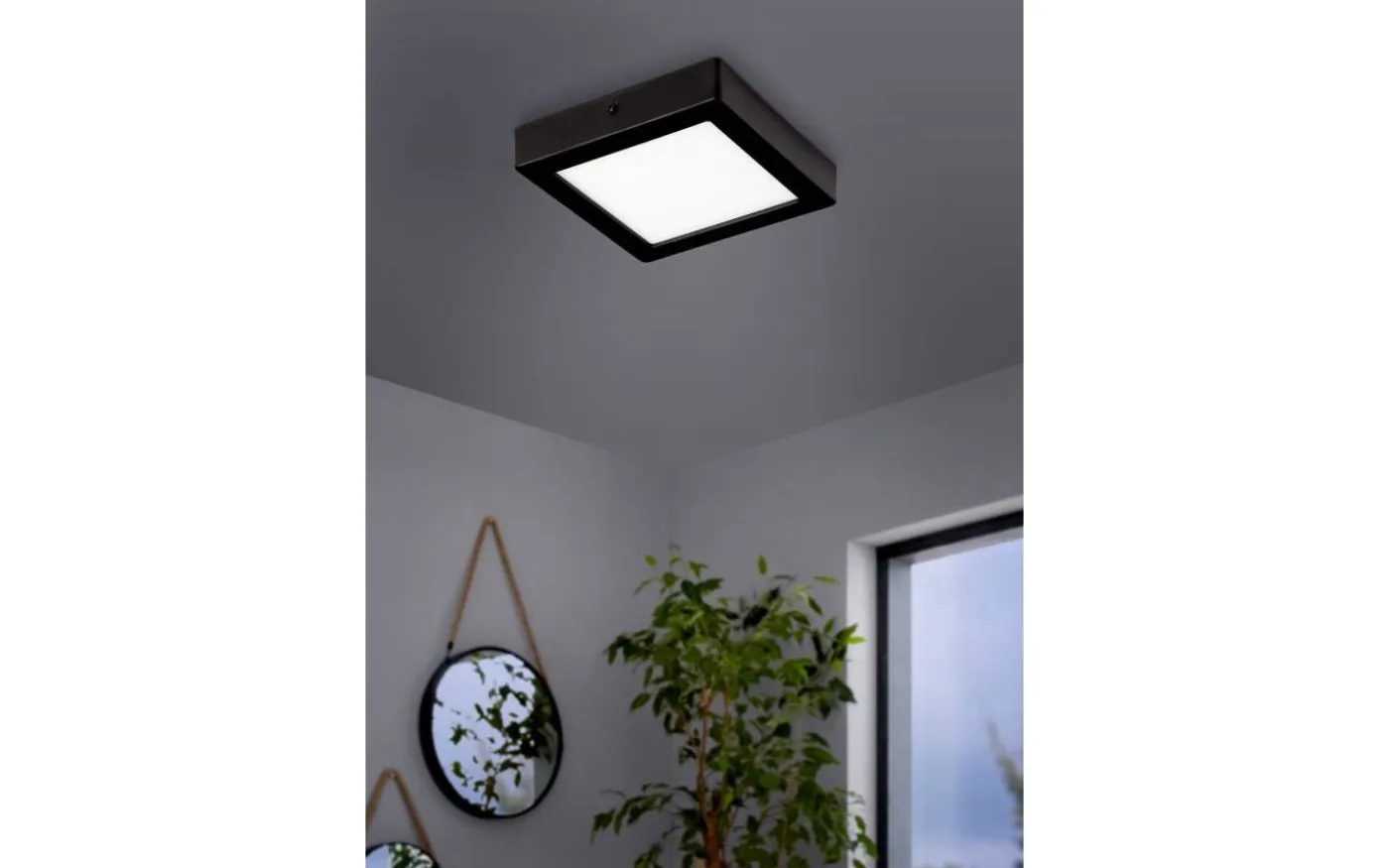 Idun Plafond 18cm LED 4000K 9,5W Svart