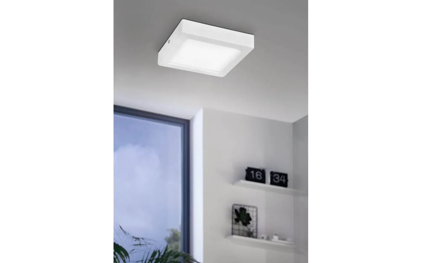 Idun Plafond 18cm LED 4000K 9,5W Vit