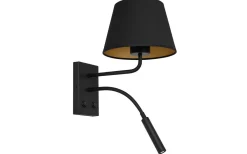 Indigo Vägglampa 2 armar Svart