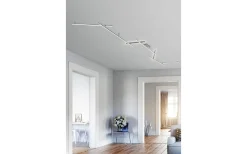 Indira Plafond LED 345cm borstat stål