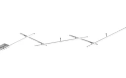 Indira Plafond LED 245cm borstad stål