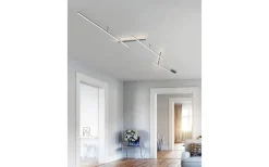 Indira Plafond LED 245cm borstad stål