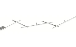 Indira Plafond LED 245cm borstad stål