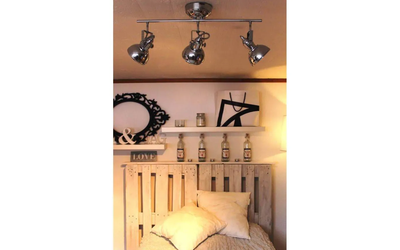 Industri Takspotlight 3L 60cm Krom