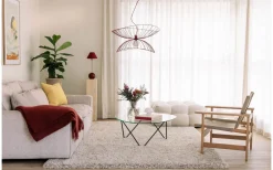 Iris Bordslampa 51cm Burgundy