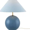 Iris Bordslampa 39cm Duvblå