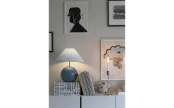 Iris Bordslampa 39cm Duvblå