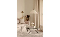 Iris Lampfot 45cm Borstad Mässing