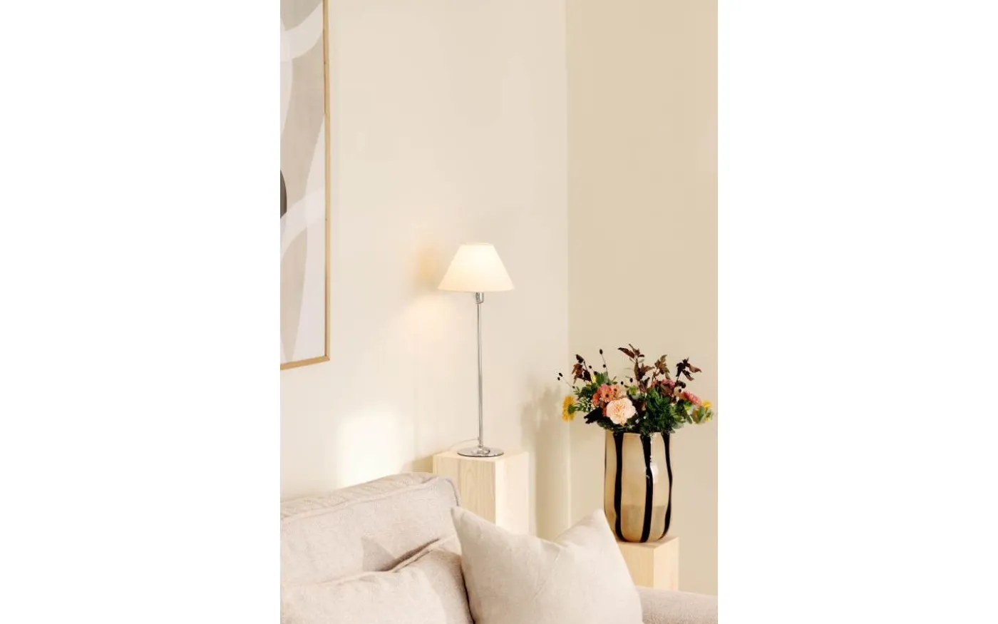 Iris Lampskärm Ø20cm Creme