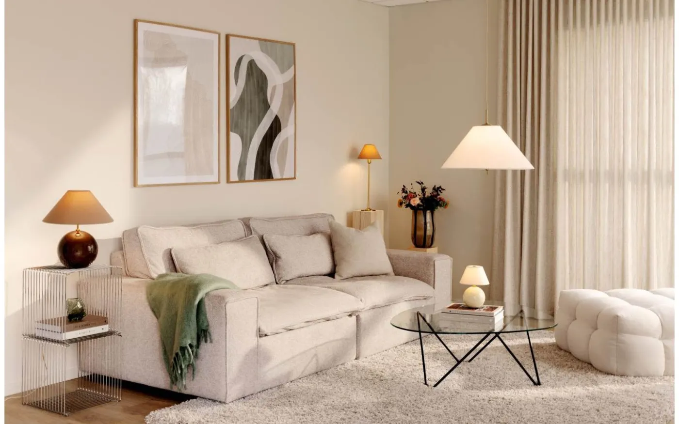 Iris Lampskärm Ø20cm Mocha