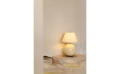 Iris Portabel Bordslampa 23cm Creme