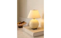 Iris Portabel Bordslampa 23cm Creme