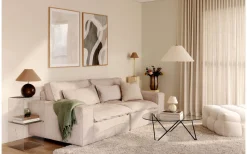 Iris Portabel Bordslampa 23cm Creme