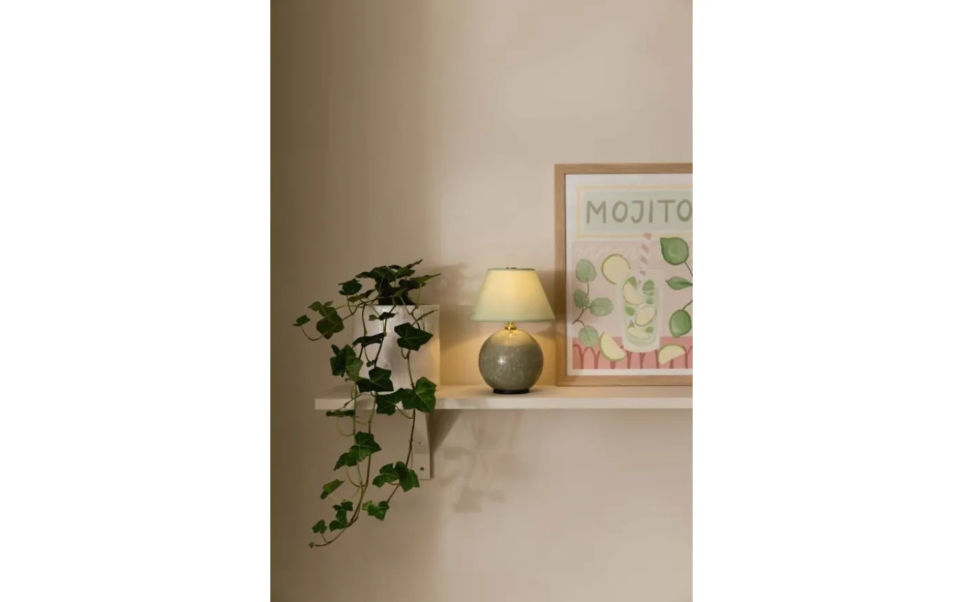 Iris Portabel Bordslampa 23cm Grön