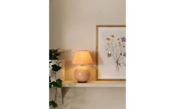 Iris Portabel Bordslampa 23cm Blush