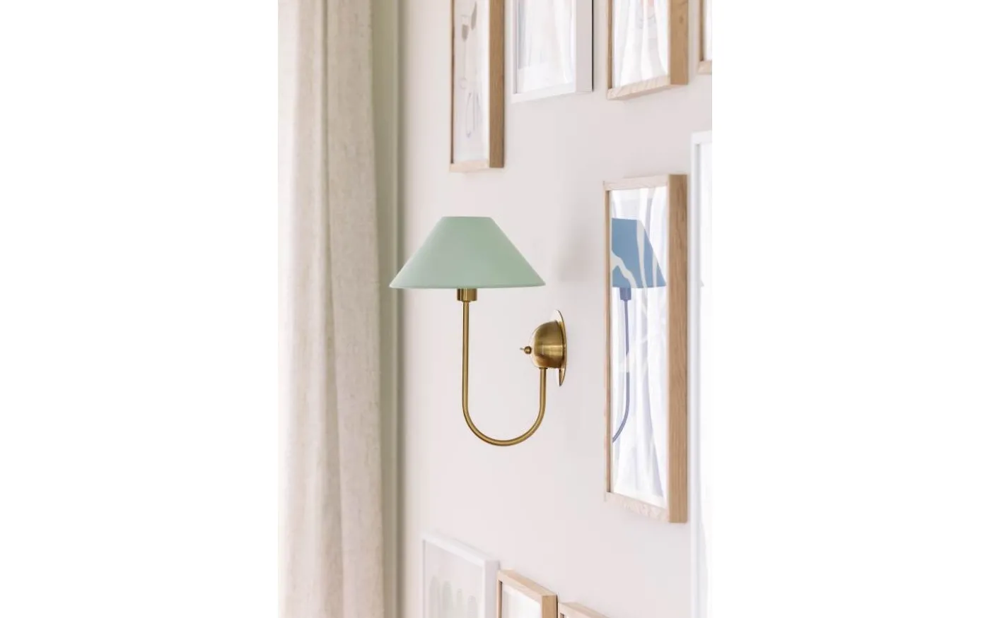 Iris Vägglampa Grön