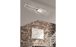 Irvine Plafond LED i borstat stål