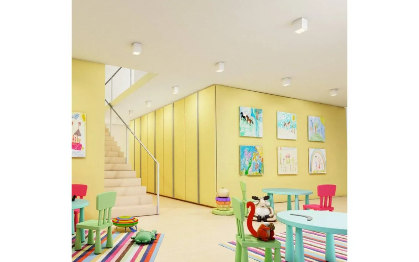 JACK SQ Takspotlight Gips GU10