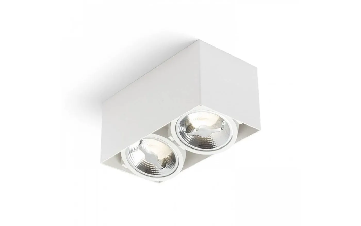 James II Takspotlight 29cm LED 2x15W 3000K Matt Vit