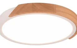 Jano Plafond LED matt vit/trä