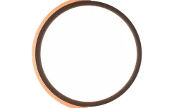 Jano Plafond LED mattsvart/trä