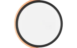 Jano Plafond LED mattsvart/trä