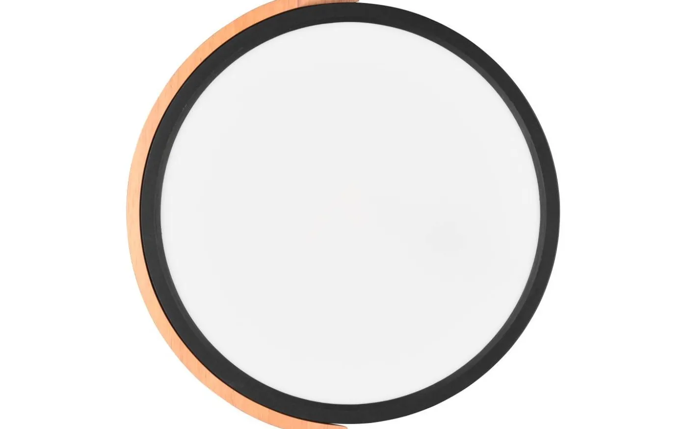 Jano Plafond LED mattsvart/trä